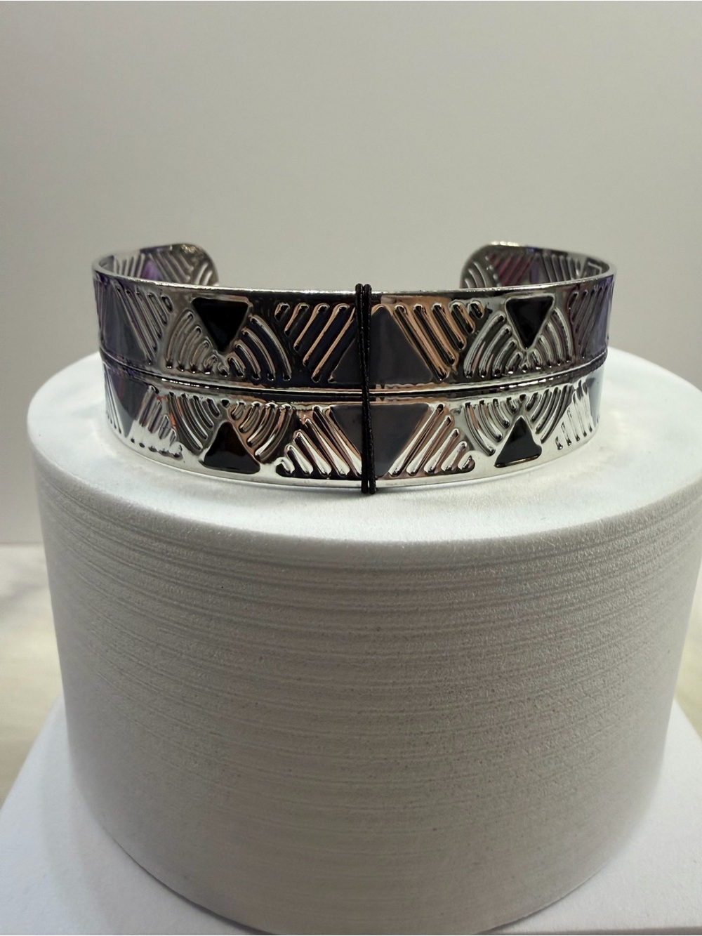 🩷5/$10🩷 paparazzi Silver Geometric Cuff Bracelet